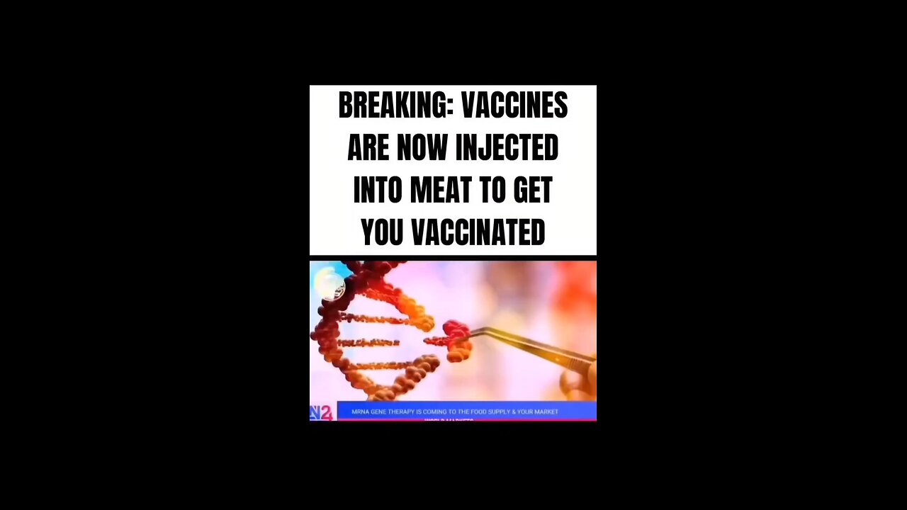 Vaccine in the meat! people gonna be vaccinated every day💀