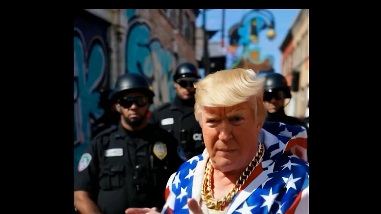 Donald Trump as a rapper