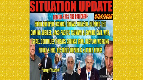 SITUATION UPDATE 5/24/25 - Benjamin Fulford, Coming Civil War, Israel Continues Threats Against Iran