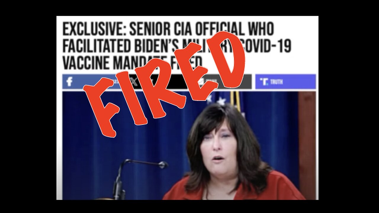Senior Official behind DOD Vax Mandate FIRED