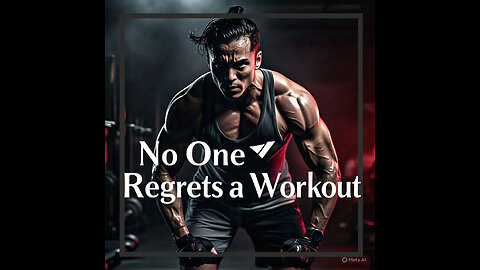 No One Regrets a Workout – Your Daily Fitness Push 💪
