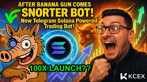 New Snorter Bot Will Pump 100X Because Banana Gun Will Fail?? Snorter Token Launch Now!!