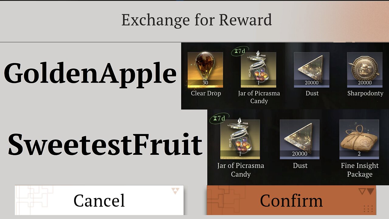 July 27, 2025 Clear Drop + Item Code (Reverse 1999)