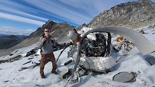 I Found a Wrecked B-29 Bomber while Solo Camping, Hiking & Exploring an Abandoned Gold Mine
