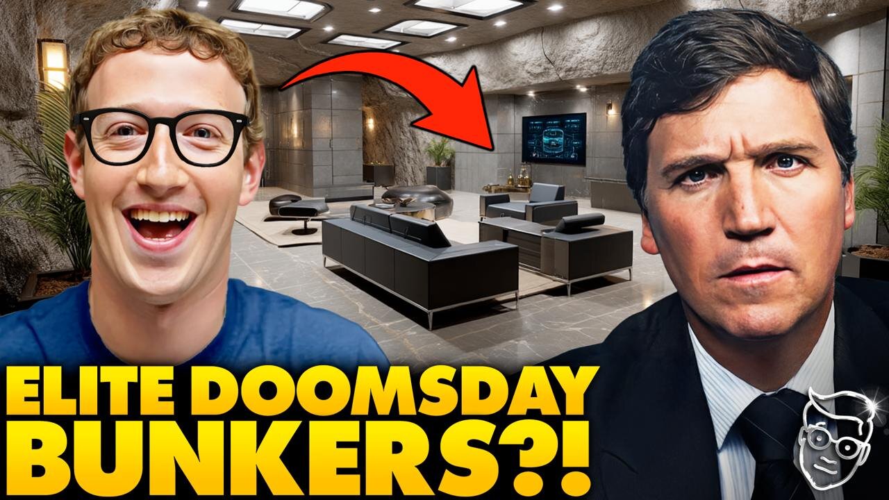 Tucker: Elites Building Secret 'UNDERGROUND Bases' as Zuck Reveals Bunker | 'Preparing for DOOMSDAY'