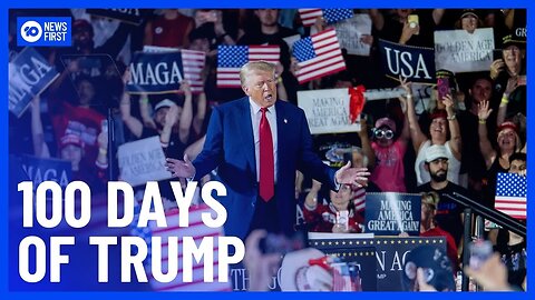 Trump Marks 100 Days In Office With Michigan Rally Amid Trade Tensions | 10 News First