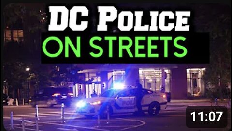 "Police and Unidentified Helicopters Patrolling DC Streets"