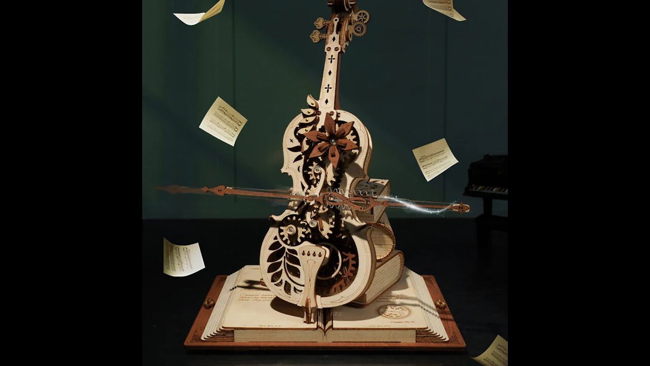 DIY Handcrafted Cello Octave Music Box