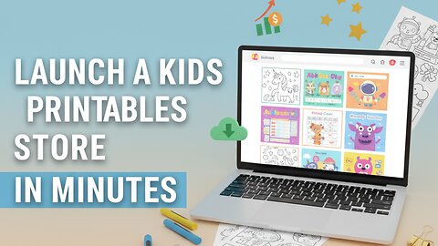 Launch a Kids Printables Store in Minutes With Kiddy Store Fortune Demo