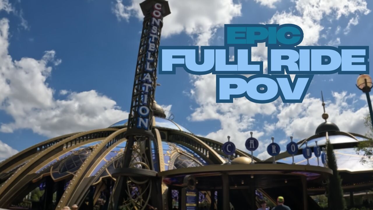 🎠 Epic's Constellation Carousel FULL Ride POV 🌟 | Universal Epic Universe April 2025 4K 🎥