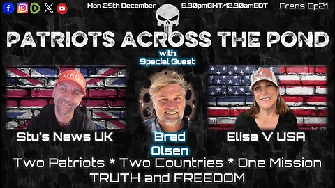 Patriots Across The Pond & Frens Ep21 - BRAD OLSEN - Secret of Antarctica Hidden in Plain Sight