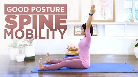 Spine Mobility & Stretch Workout for Better Posture | Beginner Pilates