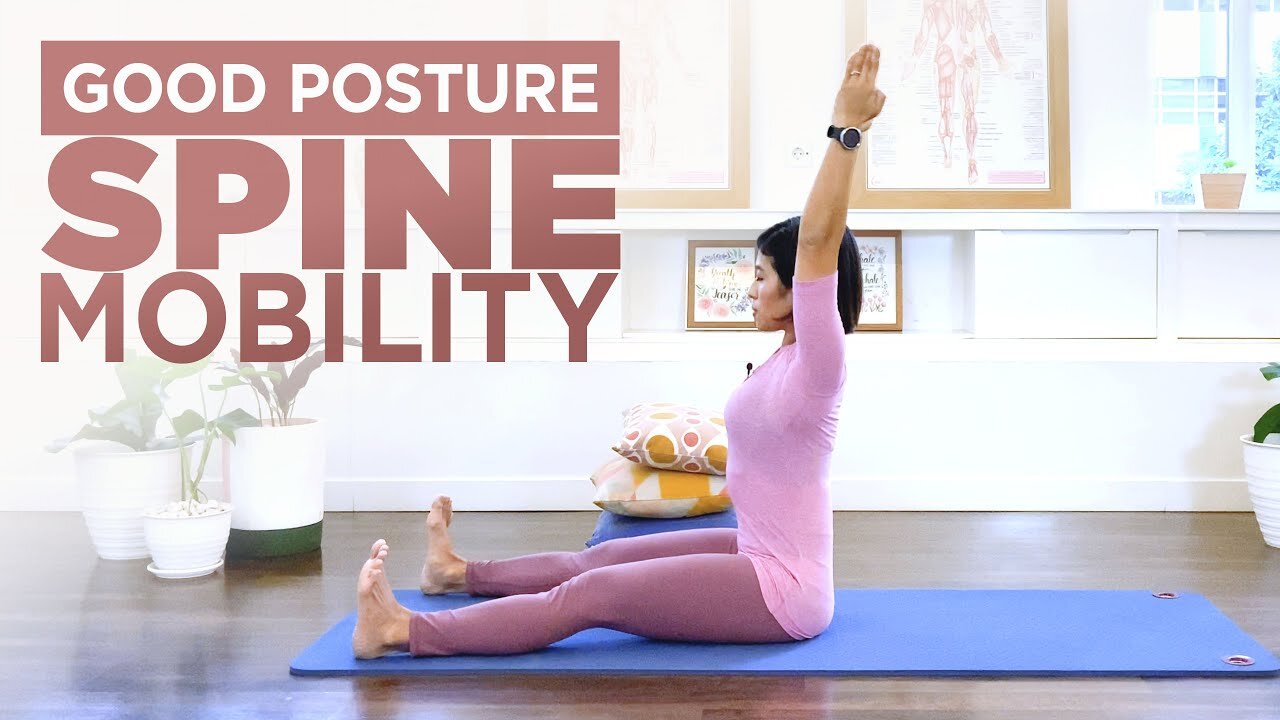 Spine Mobility & Stretch Workout for Better Posture | Beginner Pilates