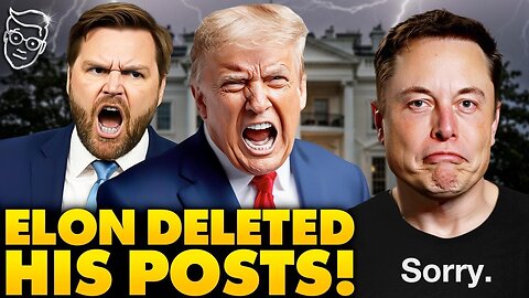 Elon Fully Surrenders to Trump, Deletes ALL Tweets After JD Vance Goes SAVAGE-MODE Against Musk