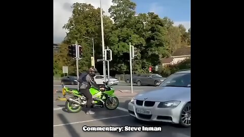 He thought he was cool, but ended up looking like a fool.