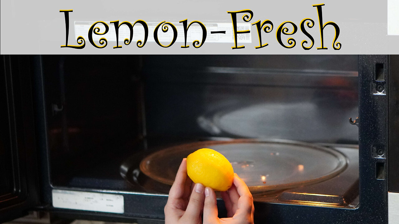 How To Clean Your Microwave Naturally with a Lemon