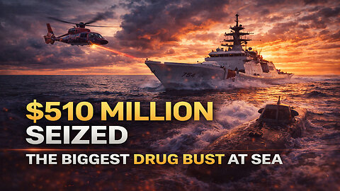 USCG Cutter James' Epic 112-Day Drug Hunt: $510 MILLION Seized + Narco-Subs Crushed! 😱🚁💥