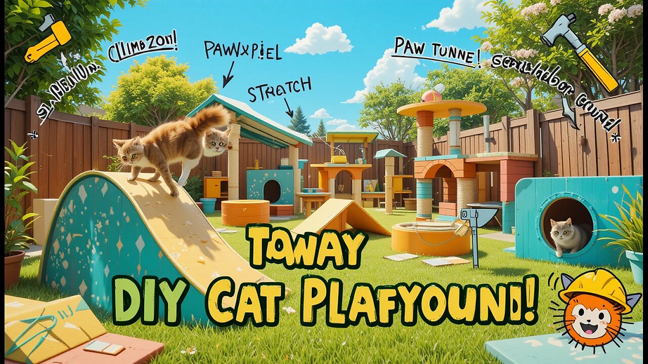 How to Build a Cat Playground for Your Backyard