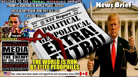 Ep. 3705b - Trump Is Ushering In World Peace, Justice Has Already Begun, Now They All Lose