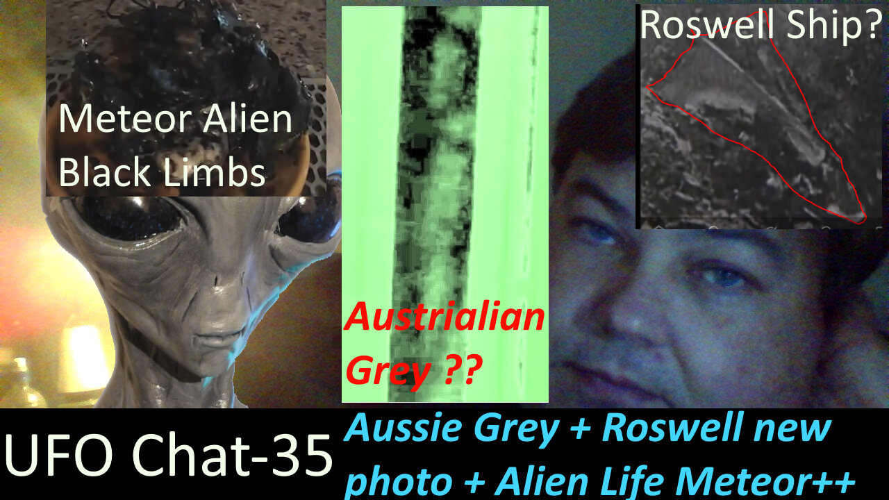 UFO Chat with Paul -35 New Roswell crash site photo + Grey Alien Image + viral UAP vids analyzed
