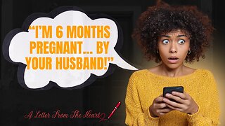 Pregnant Side Chick Texted Me About My Husband! 😳 17 Years of Marriage at Risk
