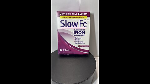 Mini-Vlog: Stop & Shop: Slow FE Iron Supplement Exp.05/27