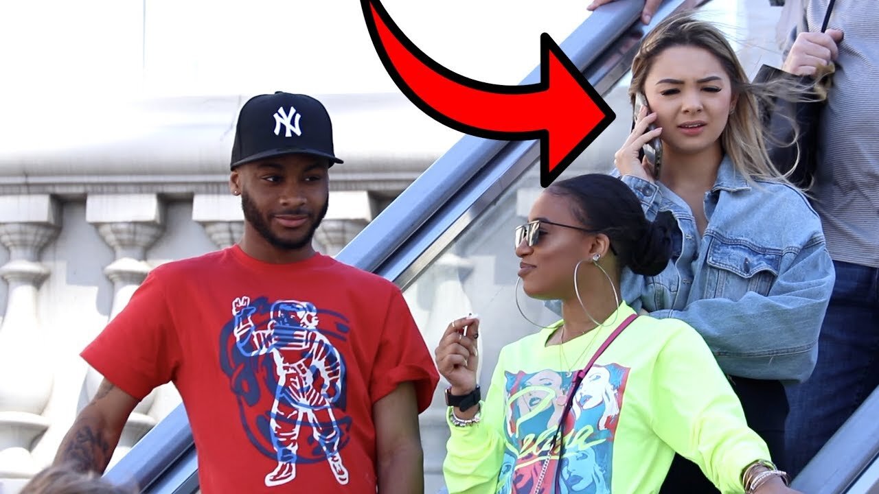 AWKWARD PHONE CALLS ON THE ESCALATOR 2!! 📞😂 (Hilarious Public Prank!)