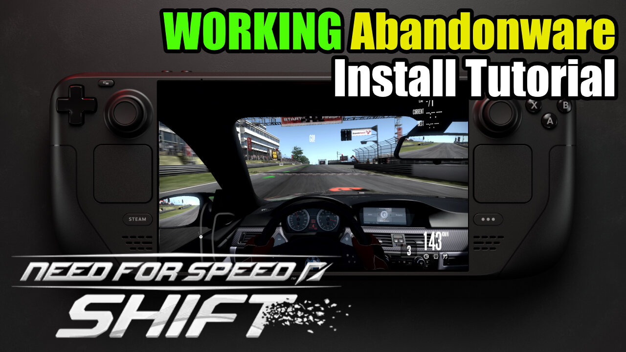 Install NFS Shift on Steam Deck WITHOUT Crashes