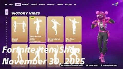 Fortnite Item Shop|November 30, 2025(*New* Emotes)