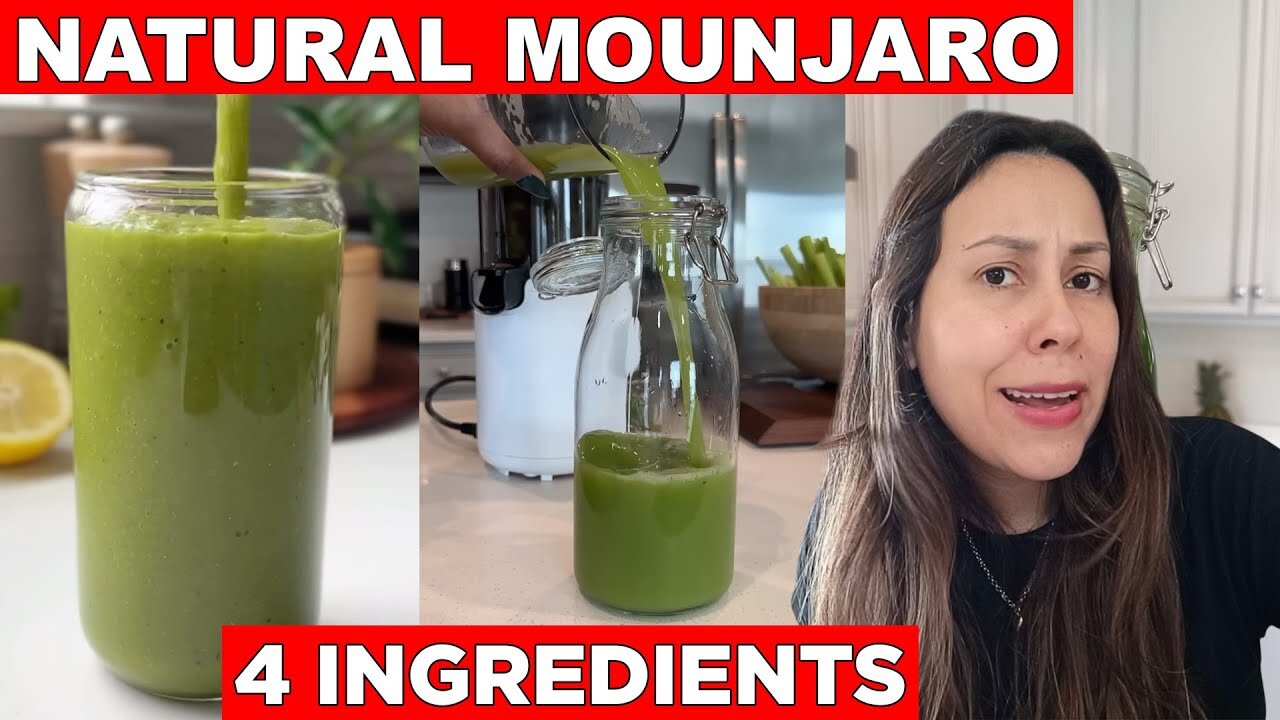 BRAZILIAN NATURAL MOUNJARO (FULL RECIPE) - MOUNJARO RECIPE WITH 4 INGREDIENTS - Natural Zepbound