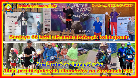 Sanjaya 66 letni ultramaratończyk kolekcjoner Sześć setek w ciągu pół roku