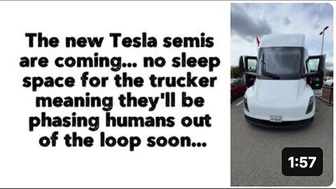"Upcoming Tesla Semis: No Sleep Space for Truckers"