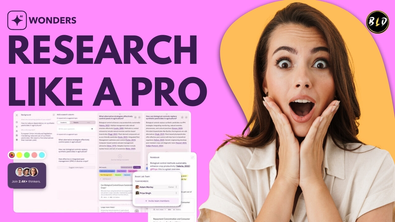 Get In-Depth Research Insights Fast | Wonders AI Lifetime Deal