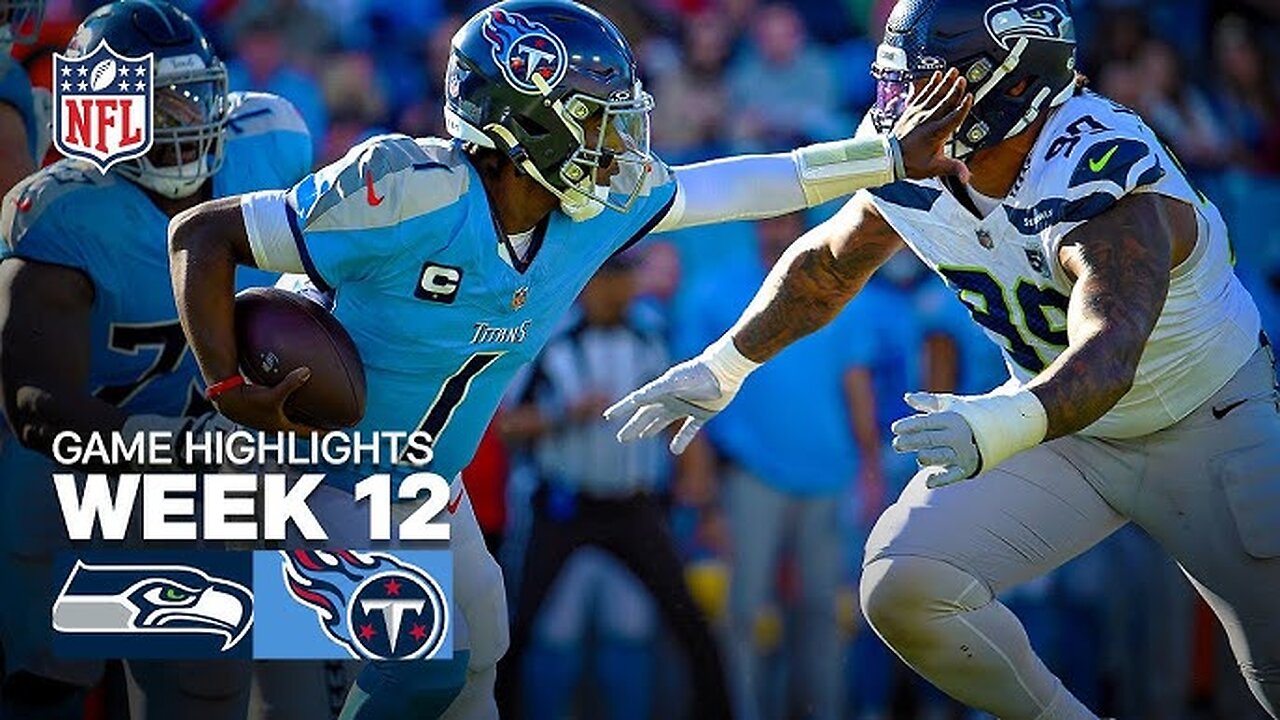 Seattle Seahawks VS Tennessee Titans week 12 game highlight