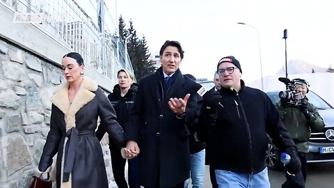 BREAKING VIDEO: Disgraced Former Canadian PM Justin Trudeau & Katy Perry Spotted At Davos!