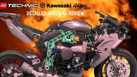 Lego Technic 42170 Kawasaki Ninja H2R - Detailed Build & Review