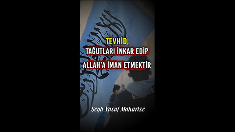 Tevhid, Tağutları İnkar Edip Allah’a İman Etmektir