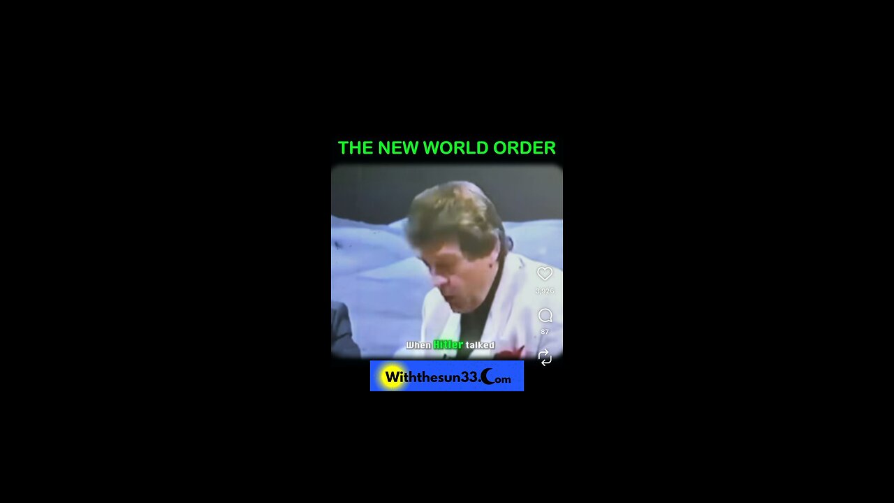 The new world order