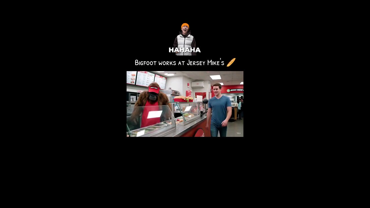 Bigfoot works at Jersey Mike's