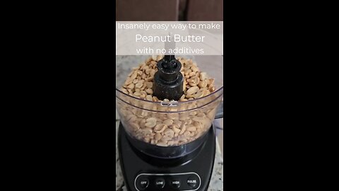 Foodie Friday - 🥜 Homemade Peanut Butter