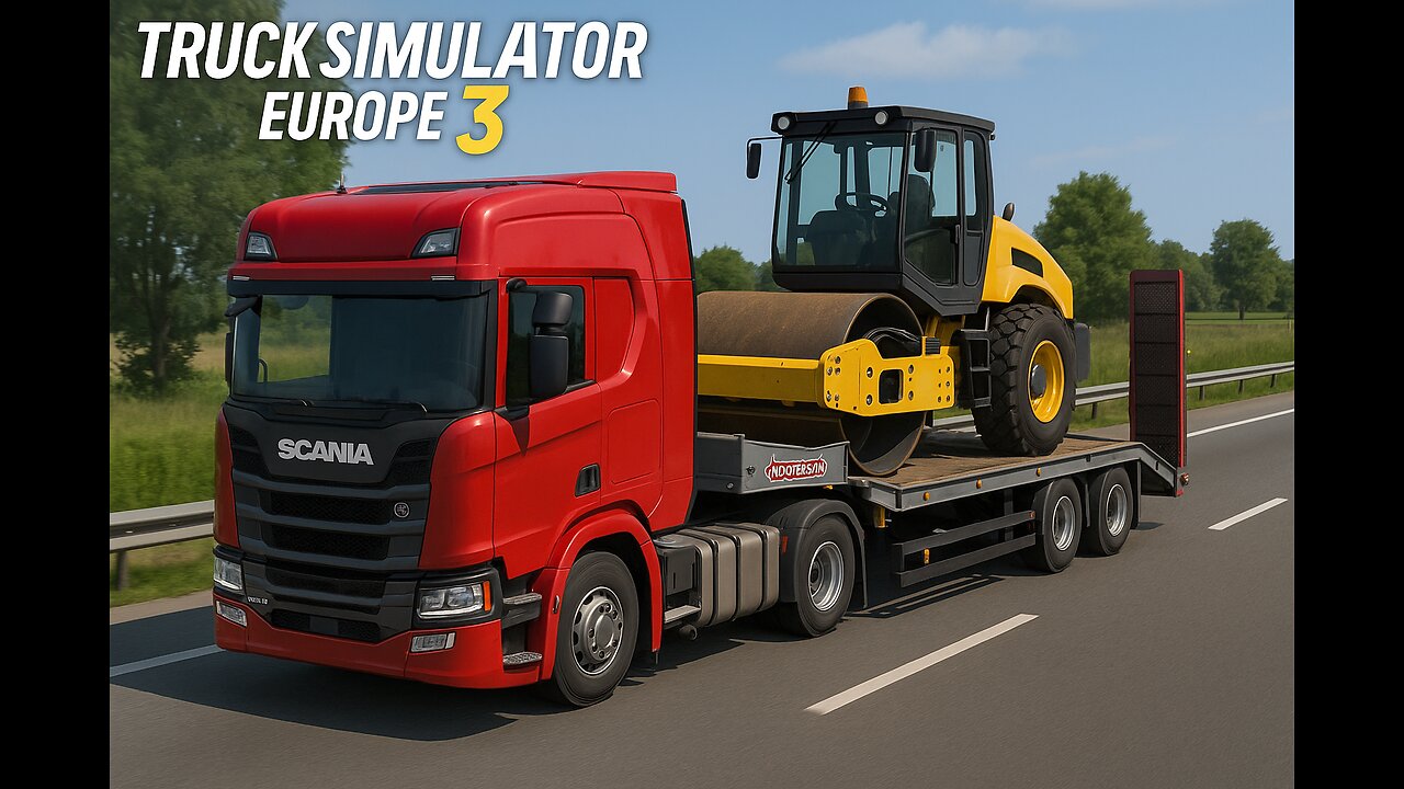 Mini Roller Loading on Noote Boom Truck – Truck Simulator Europe 3
