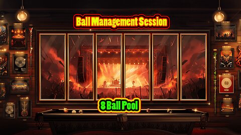 ✨ Ball Management Session – Straight Game 8 Ball Pool