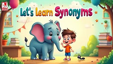 Synonyms for Kids | Learn Similar Words with Fun Examples😊