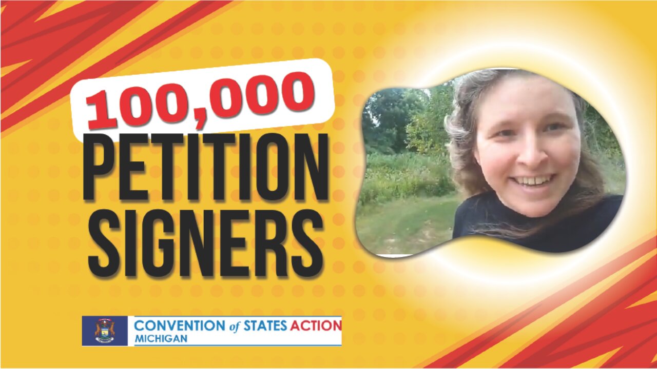 100K Signers in Michigan! What's Next?