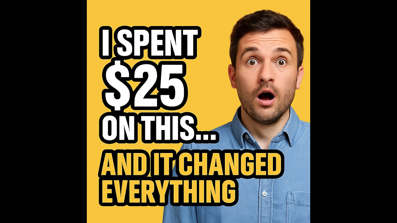 I Spent $25 On This... And It Changed Everything
