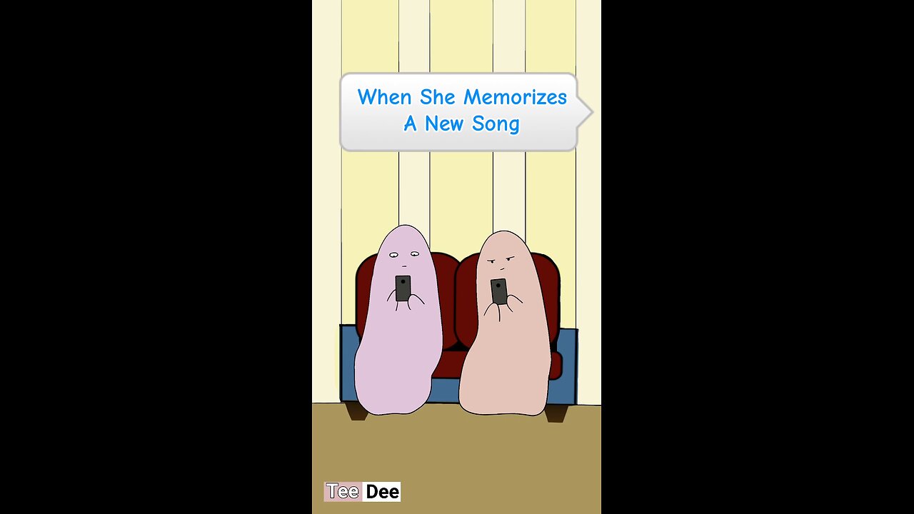 When She Memorizes a New Song🎤😲