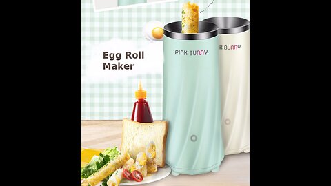 Electric Mini Breakfast Egg Roll_Omelette Maker, Fast and Durable，Suitable For Children and Elderly