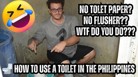 Using a CR in the Philippines. Using a Tabo + Bucket Toilet Comfort Room Tips for Tourists & Expats