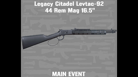 Legacy Citadel Levtac-92 44 Rem Mag 16.5” 8-Rd Lever Action Rifle