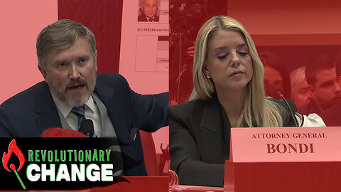 Thomas Massie EXPOSES "Fall Guy" Pam Bondi Over Protecting Les Wexner